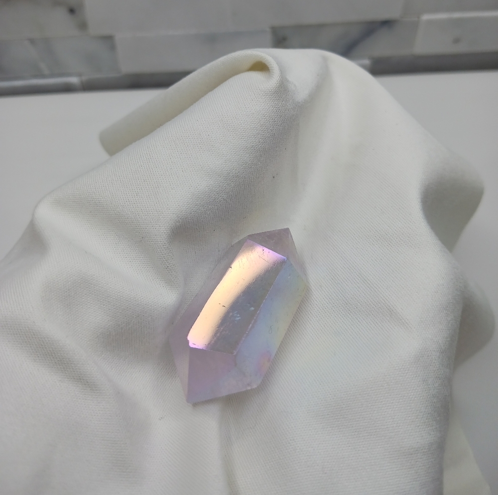 Angel Aura Quartz Double Terminated Point